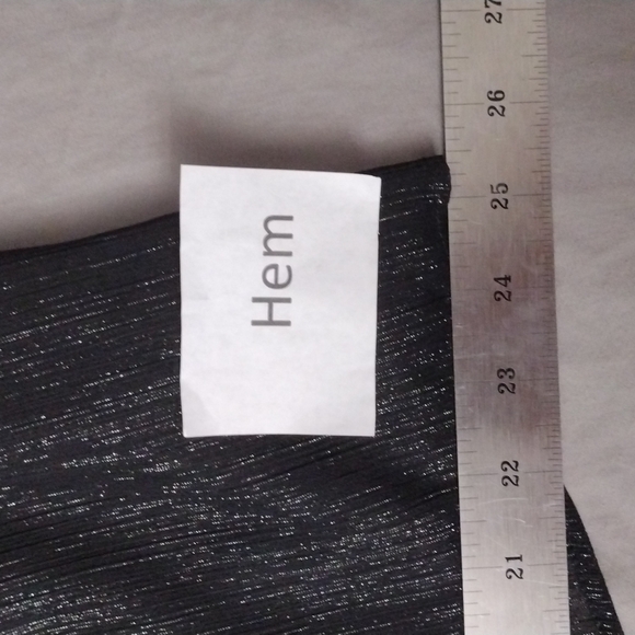 NWT Worthington Petite Black Shine Dressy Tank Top size PXL - Picture 8 of 9